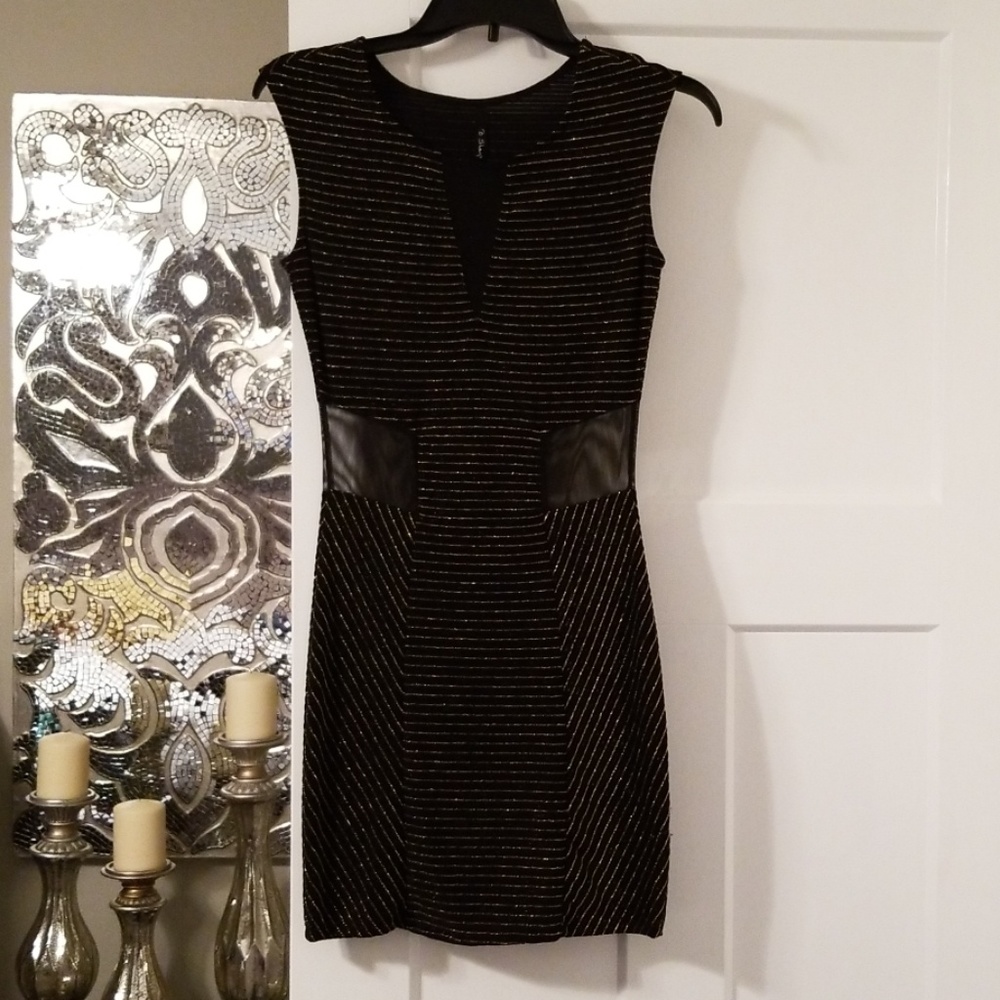 Sheer Cut Out Dress